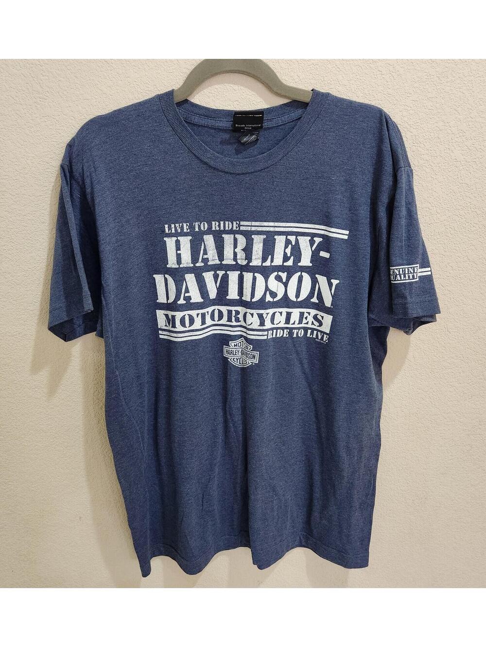 Harley Davidson Live to Ride Greensboro High Point NC Tees Shirt 2019 Size Large
